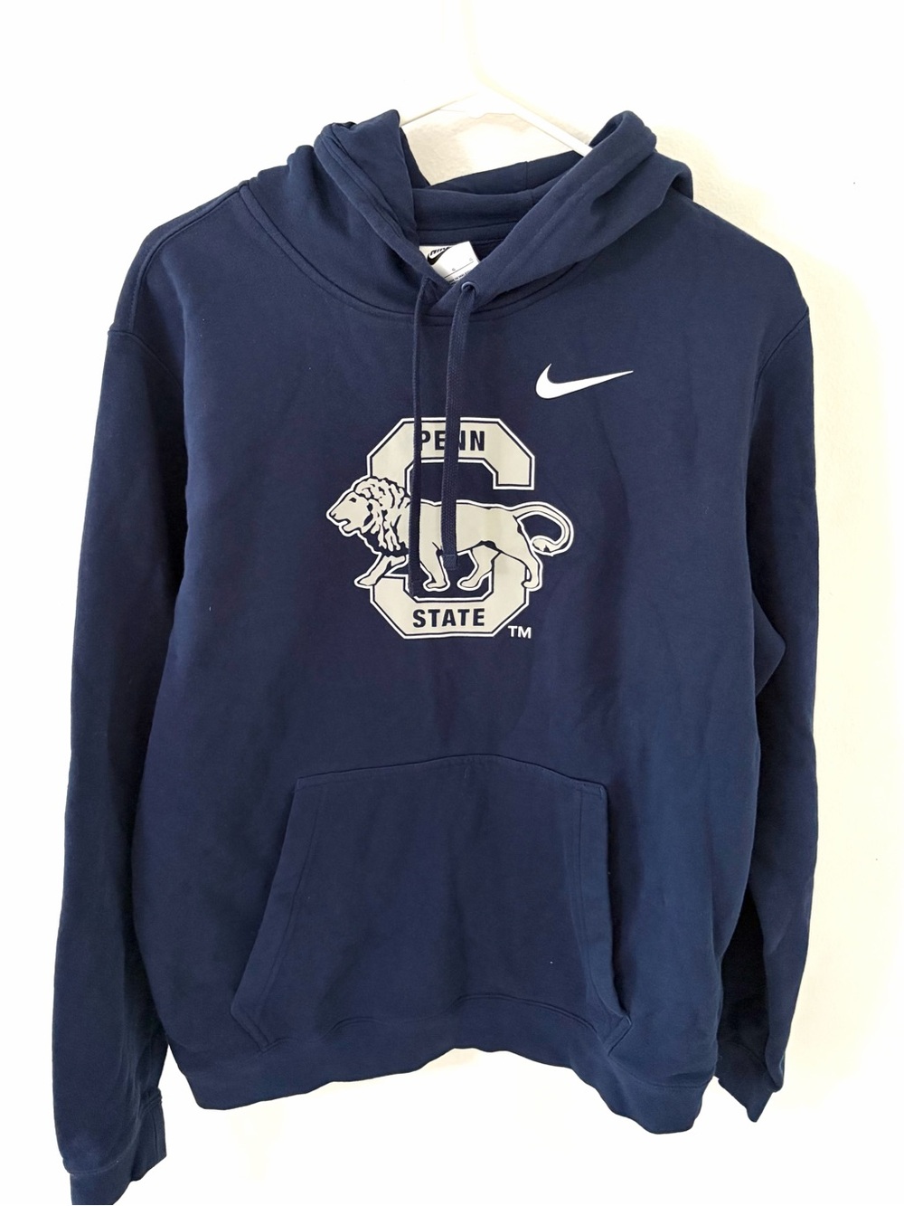 Nike PSU Penn State Nittany Lions Vault Pullover Hoodie, Size: Large